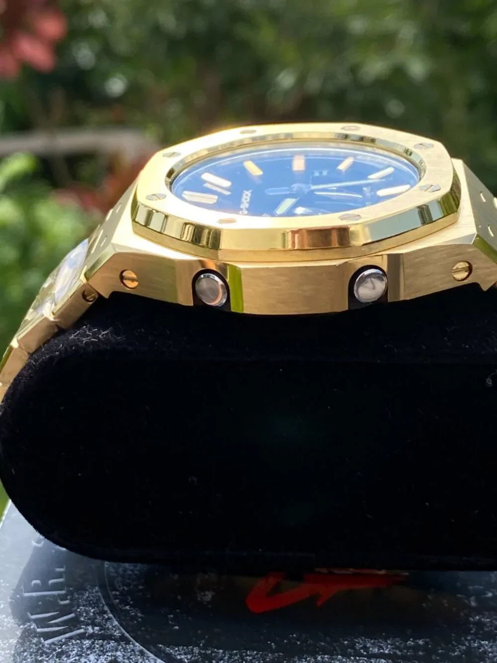 New Casio G-Shock yellow Gold Color GA2100 Luxe black gold custom modification